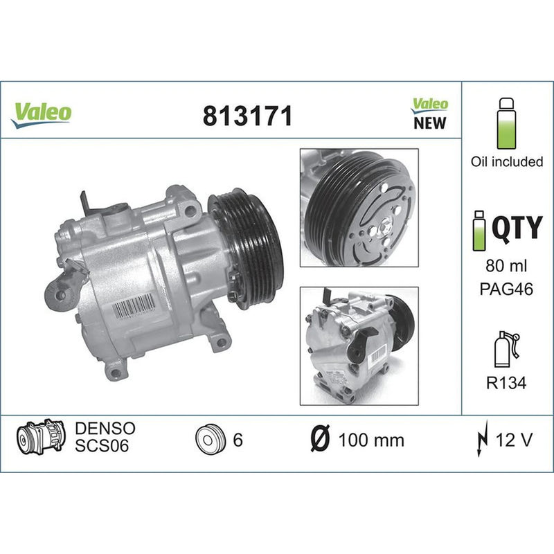 Valeo Air Conditioning Compressor 813171