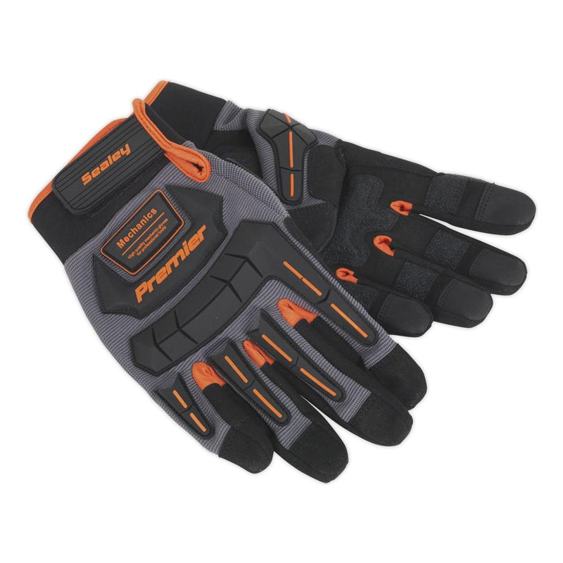Sealey Mechanic's Gloves Anti-Collision Extra-Large Pair MG803XL Sealey - Dynamic Drive