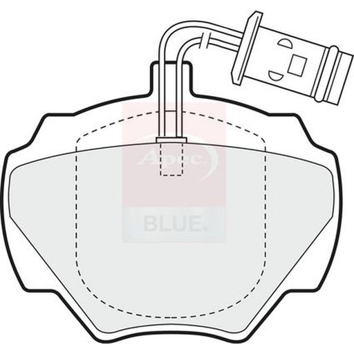 Apec Rear Brake Pad Set fits Land Rover Defender 2011-2016 2.2