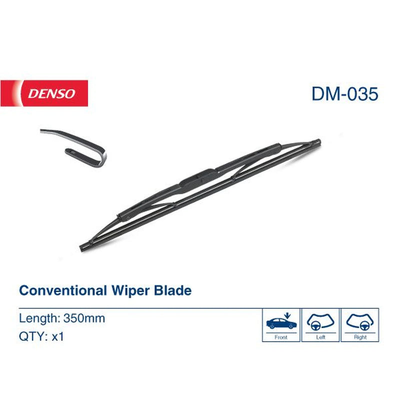 Denso Rear Wiper Blades fits Audi A4 B6 2000-2004 1.6 1.8 1.9 2.0 2.4 2.5