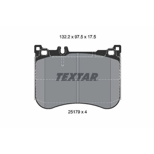 Textar Front Brake Pad Set 2517903