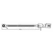 Borg & Beck Brake Hydraulic Hose Line outer BBH7627