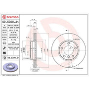 Brembo Front & Rear Brake Discs & Pads fits BMW Z4 Roadster 2002-2009