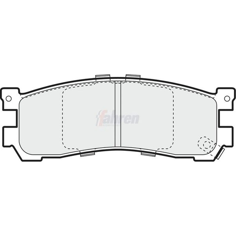 Fahren Rear Brake Pad Set FBP3450
