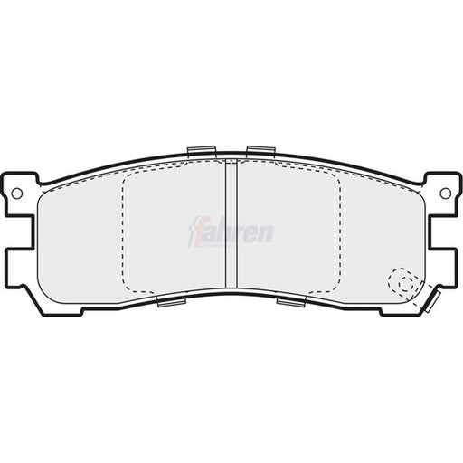 Fahren Rear Brake Pad Set FBP3450