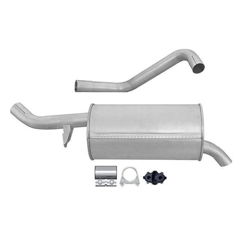 Hella End Silencer Rear fits Mercedes-Benz Citan Dualiner 2013-2021
