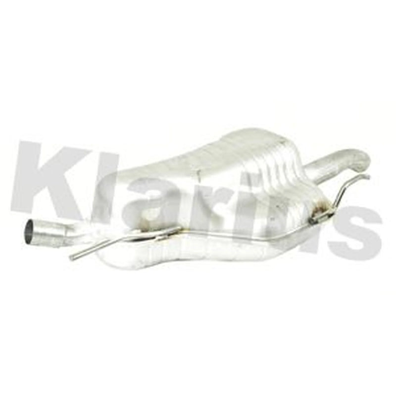 Klarius Box With Tail Pipe Rear fits Opel Zafira A 2000-2005 2.2
