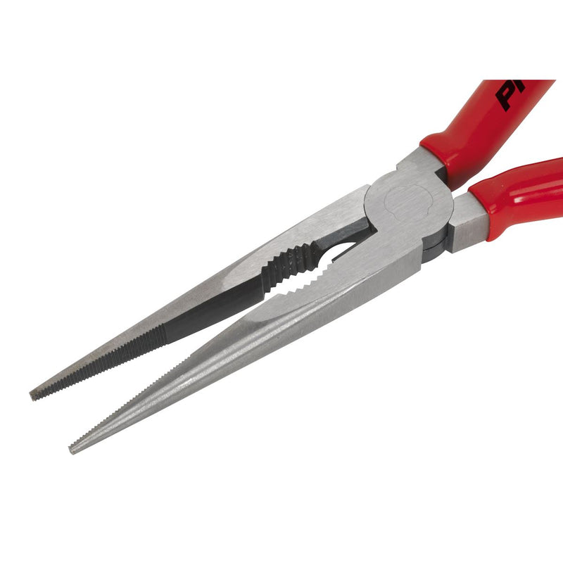 Sealey Long Nose Pliers 200mm AK8563 Sealey - Dynamic Drive