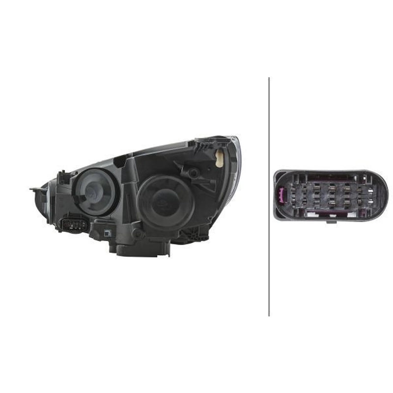 Hella Headlight Headlamp PY21W Right fits Ford Focus III 2010-2020
