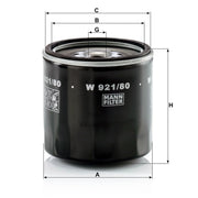 MANN-FILTER Service Kit with Air & Oil Filters fits Isuzu Campo 1983-1990 2.5