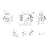 Hella Air Conditioning Compressor fits Mercedes-Benz A-Class 2004-2012