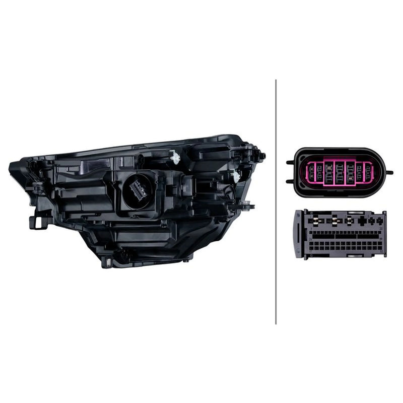 Hella Headlight Headlamp LED Right 1LX 016 263-441