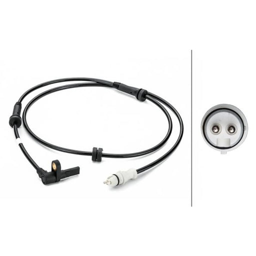 Hella ABS Wheel Speed Sensor Front Left fits Fiat Multipla 1999-2010 1.6 1.9