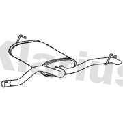 Klarius Box With Tail Pipe Rear fits Peugeot 308 II 2013-2021 1.2