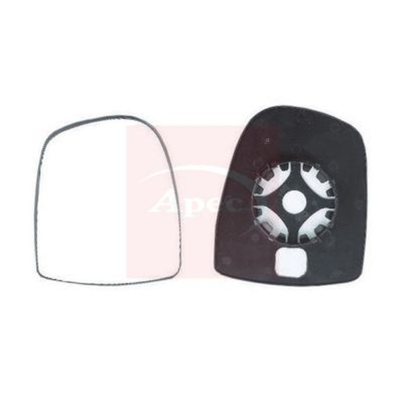 Apec Exterior Wing Mirror Glass Left fits Nissan Primastar 2001-2006 1.9 2.0 2.5