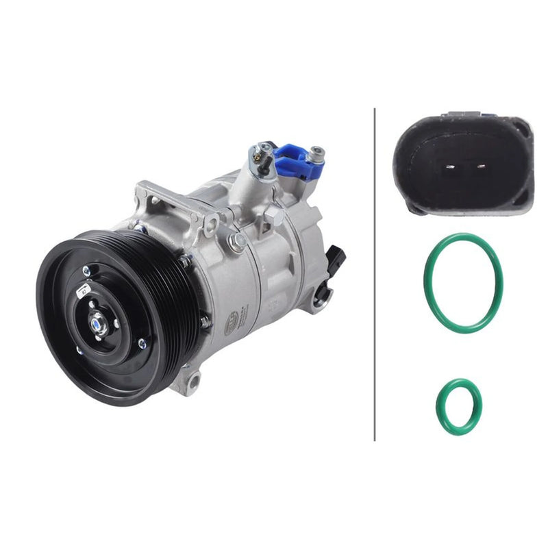 Hella Air Conditioning Compressor fits Audi A3 2011-2012