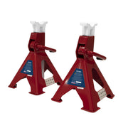 Sealey AXLe Stands (Pair) 3 Tonne Capacity per Stand Ratchet Type VS2003 Sealey - Dynamic Drive