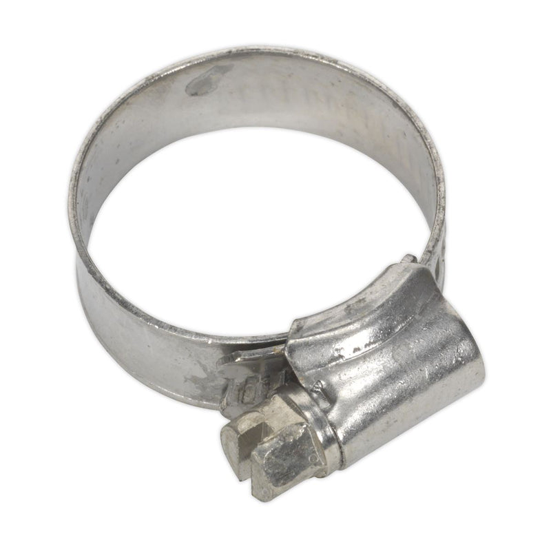Sealey Hose Clip Stainless Steel16-27mm Pack of 10 SHCSS0 Sealey - Dynamic Drive