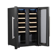 Baridi 24 Bottle Dual Zone Wine Fridge & Cooler DH97 Baridi - Dynamic Drive