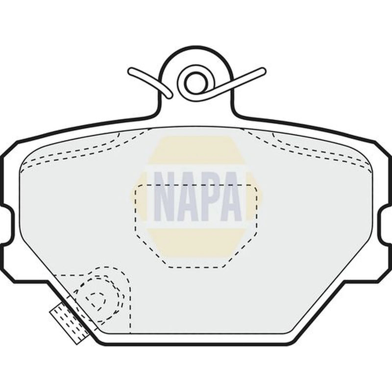 NAPA Front Brake Pad Set fits Smart Cabrio 2000-2004