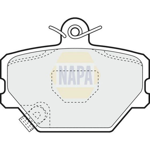 NAPA Front Brake Pad Set fits Smart Cabrio 2000-2004