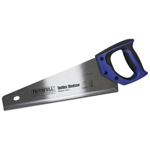 Faithfull Toolbox Hardpoint Handsaw 350mm (14in) 16 TPI Faithfull - NN4 Online