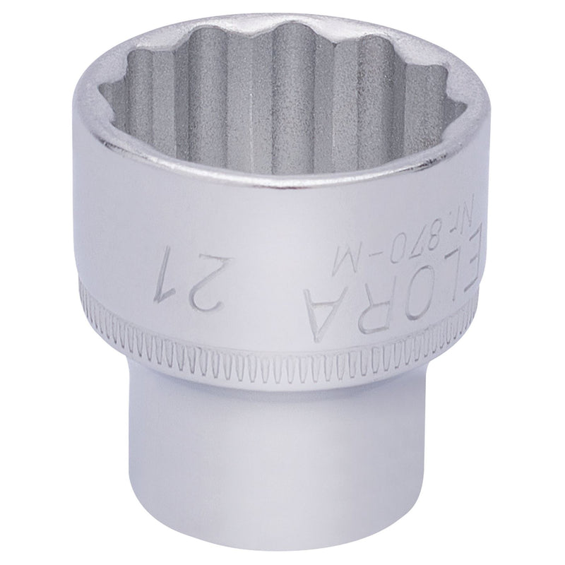 Draper Elora Bi-Hexagon Socket, 3/8" Sq. Dr., 21mm 25979 Draper - Dynamic Drive