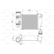 Valeo Intercooler (Charge Air Cooler) 818653