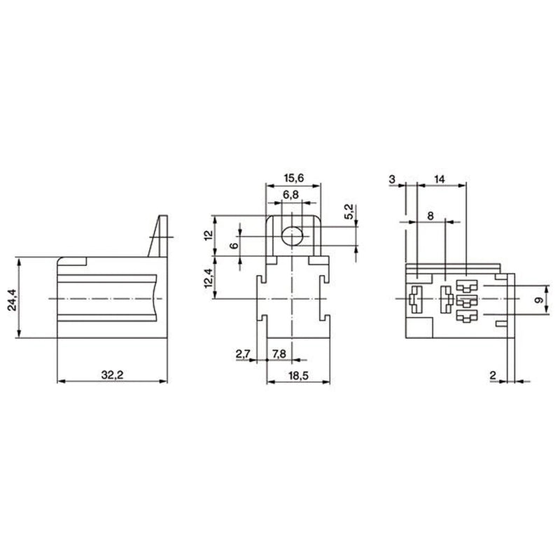 Bosch Relay Socket Base