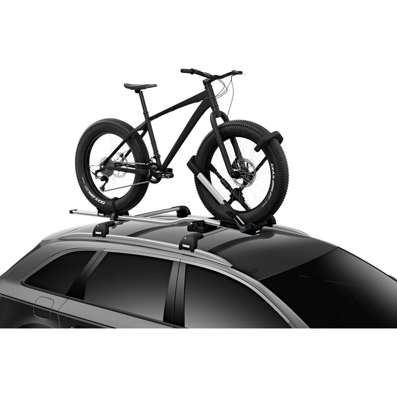 Thule Up Ride roof top bike rack wheel mount black/aluminium Roof Bike Rack Thule - Bars 4 Cars