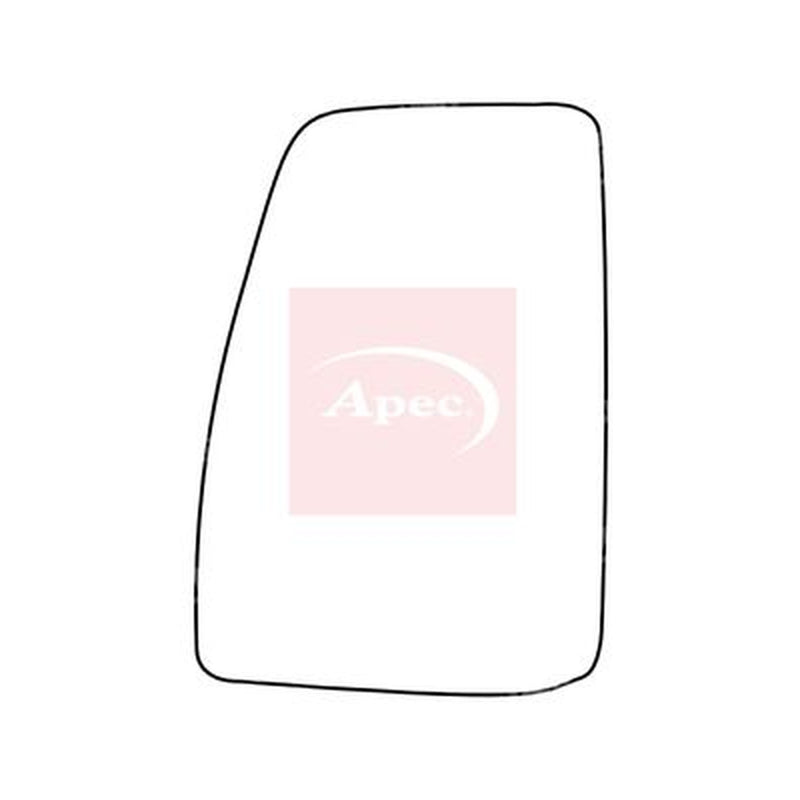 Apec Exterior Wing Mirror Glass Left fits Ford Tourneo Custom V362 Bus 2012-2023