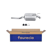 Hella End Silencer Rear fits Mercedes-Benz C-Class 1993-2000