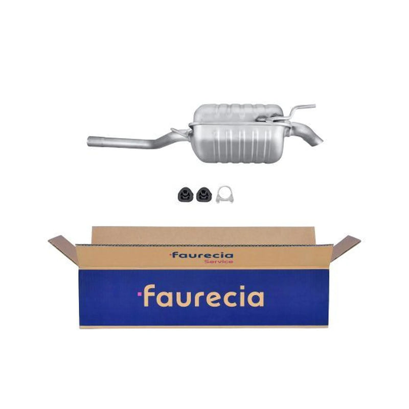 Hella End Silencer Rear fits Mercedes-Benz C-Class 1993-2000