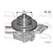 Apec Engine Cooling Water Pump fits Citroën C25 1981-1994 2.5