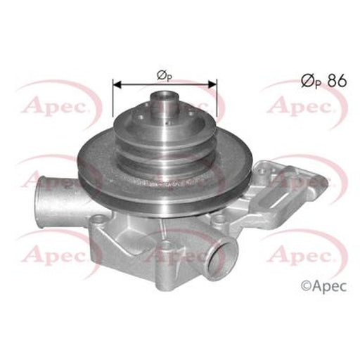 Apec Engine Cooling Water Pump fits Citroën C25 1981-1994 2.5