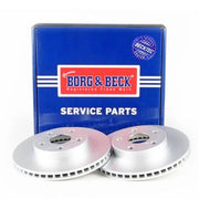 Borg & Beck Front Brake Discs & Pads fits Toyota Prius Liftback 2003-2009 1.5