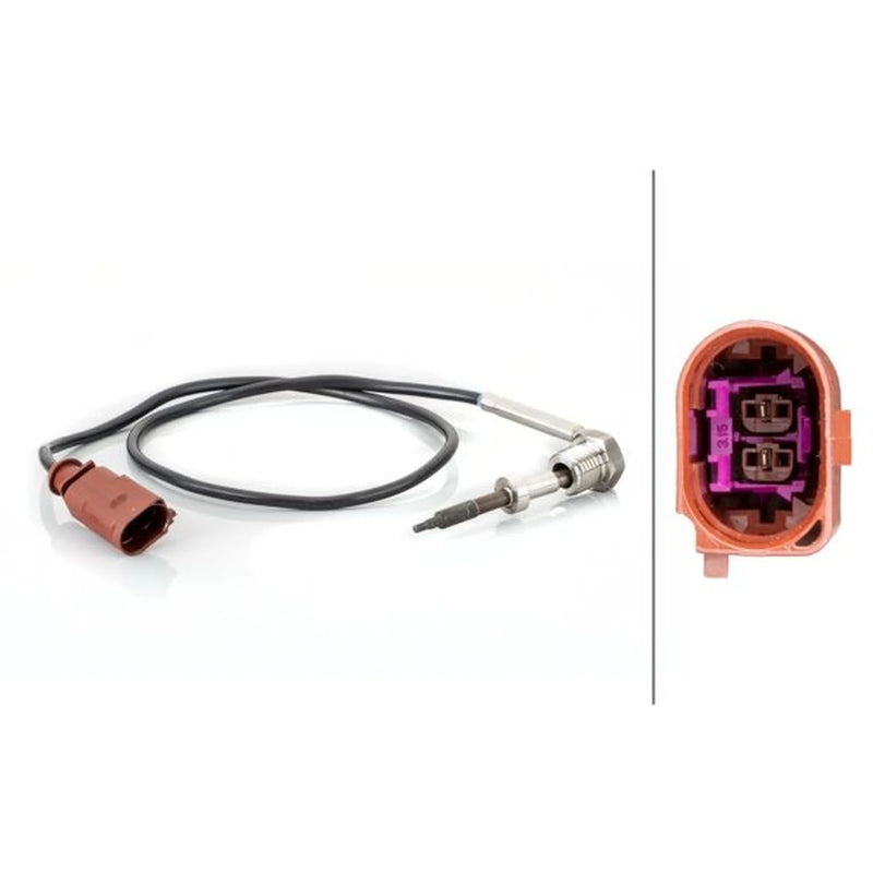 Hella Exhaust Gas Temperature Sensor before soot pa fits VW California T5 Camper