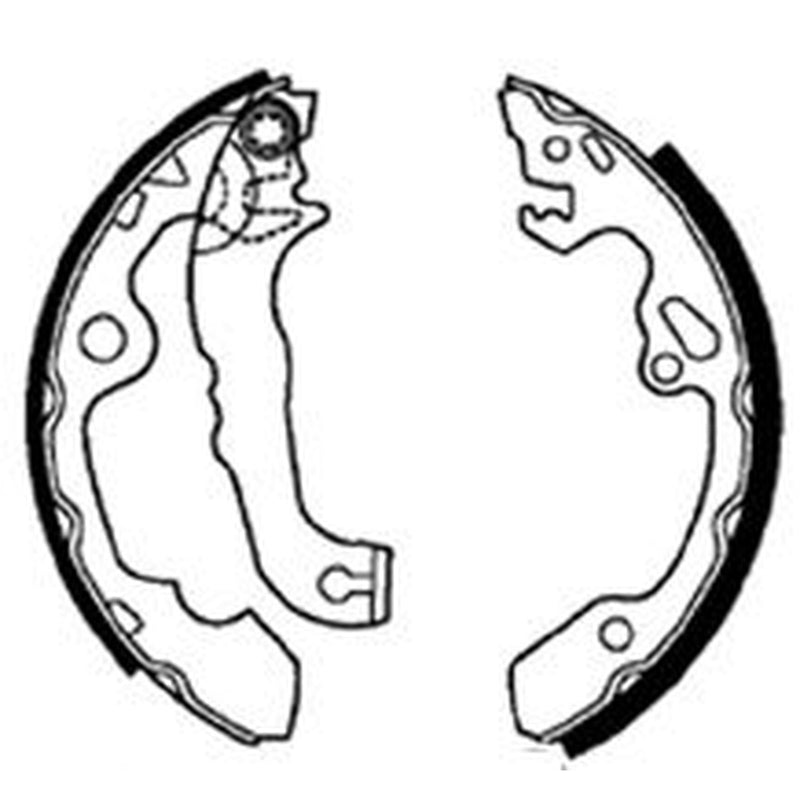 Abtex Brake Shoe Set Axle Kit fits Ford Focus I 1998-2005 1.4 1.6 1.8 2.0