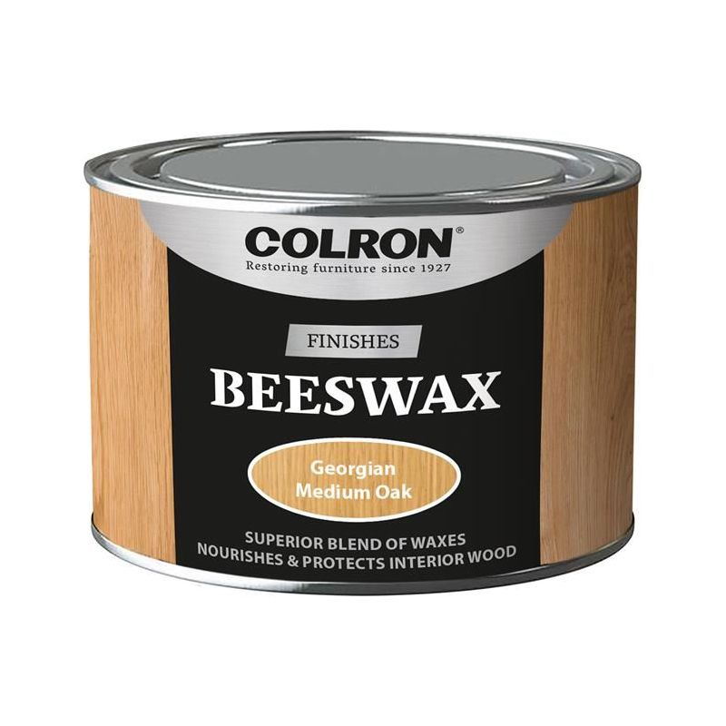 Ronseal Colron Refined Beeswax Paste Medium Oak 400g Ronseal - Dynamic Drive