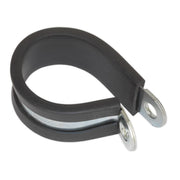 Sealey P-Clip Rubber Lined32mm Pack of 25 PCJ32 Sealey - Dynamic Drive
