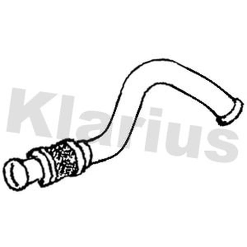 Klarius Exhaust Pipe OD fits Citroën C4 III 2020-2021 1.2