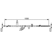Bosch Handbrake Cable Left Rear fits Toyota Yaris/Vitz 2005-2014 1.0 1.3 1.5
