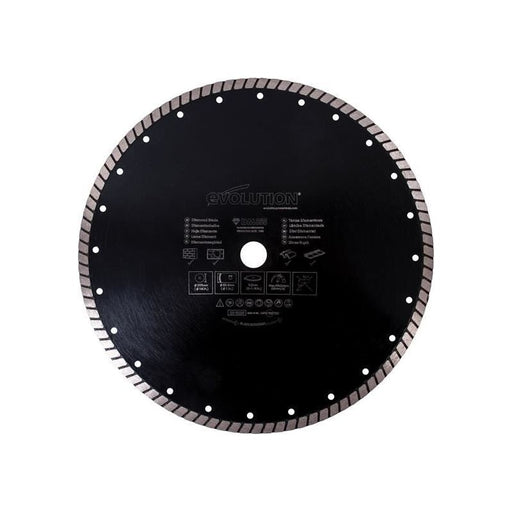 Evolution RAGE® Diamond Blade, Segmented Rim 355 x 25.4mm Evolution - Dynamic Drive