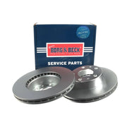 Borg & Beck Front & Rear Brake Discs & Pads fits Peugeot Chassis 2010-2013