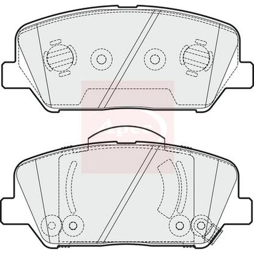 Apec Front Brake Pad Set PAD1980