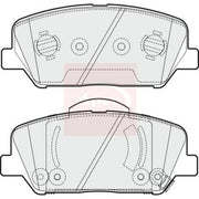 Apec Front Brake Pad Set fits Hyundai Genesis 2008-2014 2.0