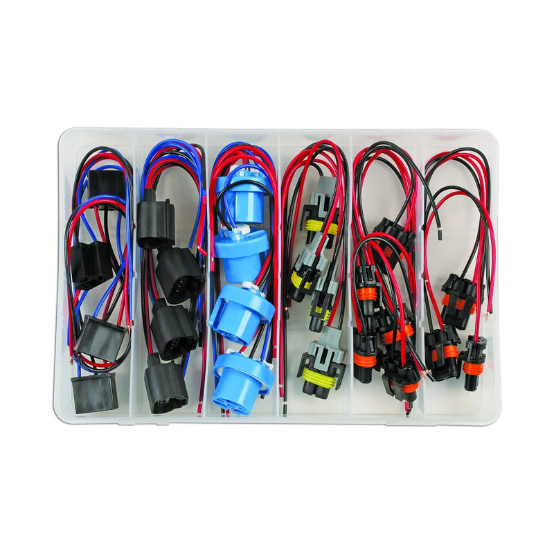 Connect Assorted ford & for Vauxhall Headlight Electrical Connector Kit 24pc 37414 Tool Connection - Dynamic Drive