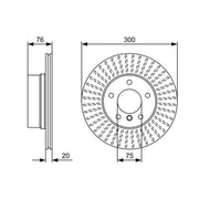 Bosch Front & Rear Brake Discs & Pads fits BMW 1 2007-2013