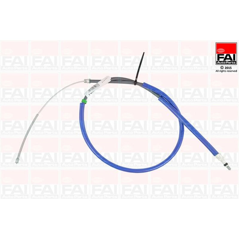 FAI Handbrake Cable Left Rear fits Peugeot 306 1993-2001 1.4 1.9 2.0