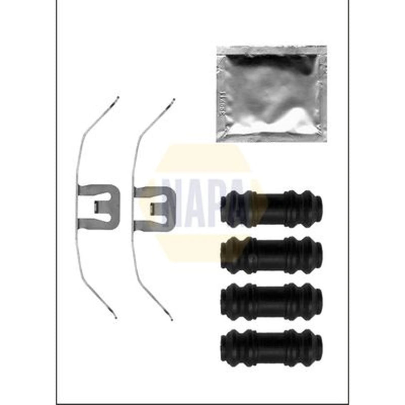 NAPA Brake Pad Accessory Fitting Kit Front fits Audi A4 Allroad B8 2009-2016